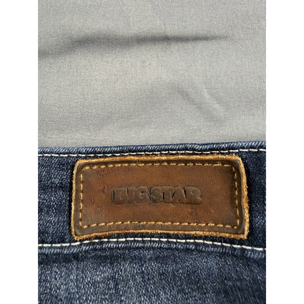 Big Star Maddie Jeans Womens 38R Bootcut Stretch Blue Denim Mid Rise 38x31 - Picture 4 of 10